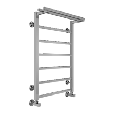 Terminus Полотенцесушитель Контур П7 50х80 см, с полкой, водяной, хром