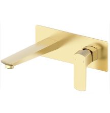 Смеситель для раковины встраиваемый WONZON & WOGHAND FORZA, Брашированное золото (WW-88869031-BG)