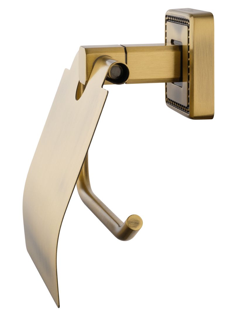 Приобрести держатель для туалетной бумаги с крышкой wonzon & woghand roma, бронза (ww-7226)