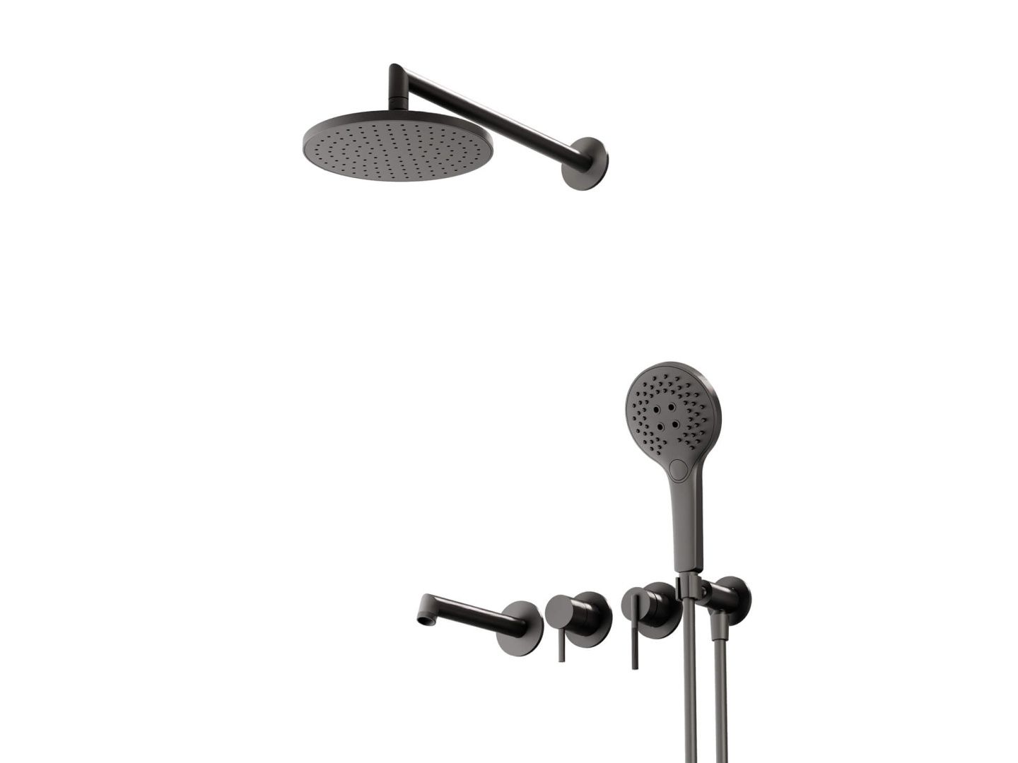 Приобрести hayzburg встраиваемая душевая система, графит hb-4004-3gg