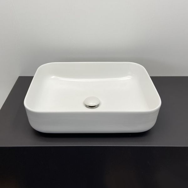 Приобрести comforty раковина накладная t-y9378mw 50х41 см, белая матовая