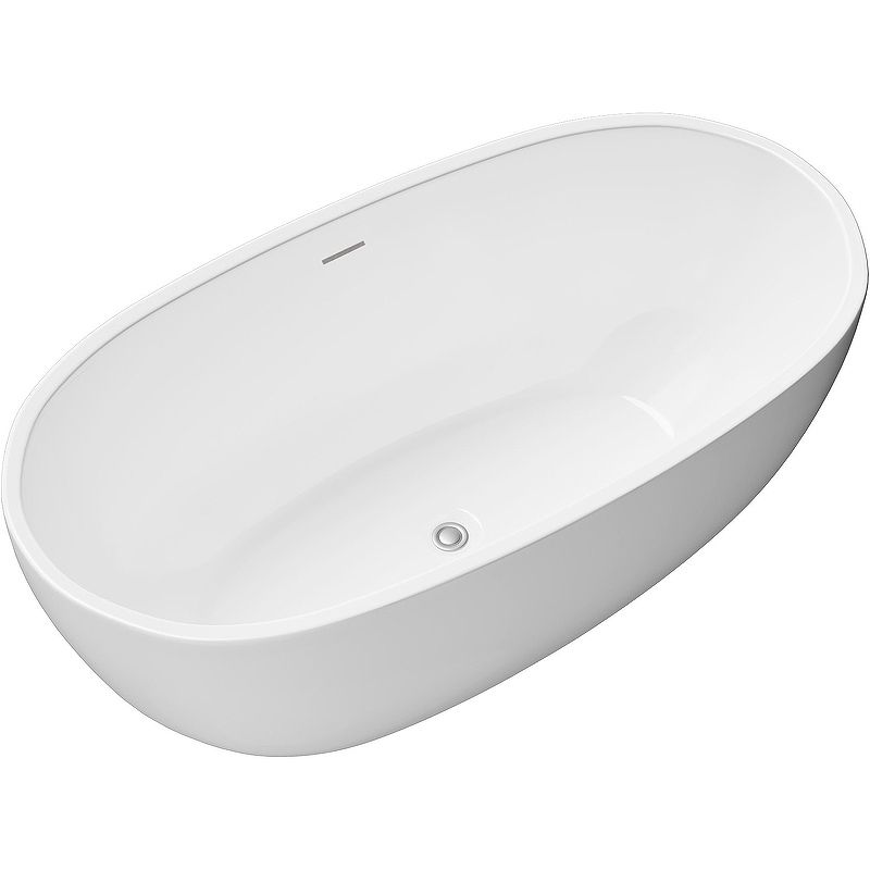 Приобрести grossman отдельностоящая ванна classic 170x87 см, белая gr-2503