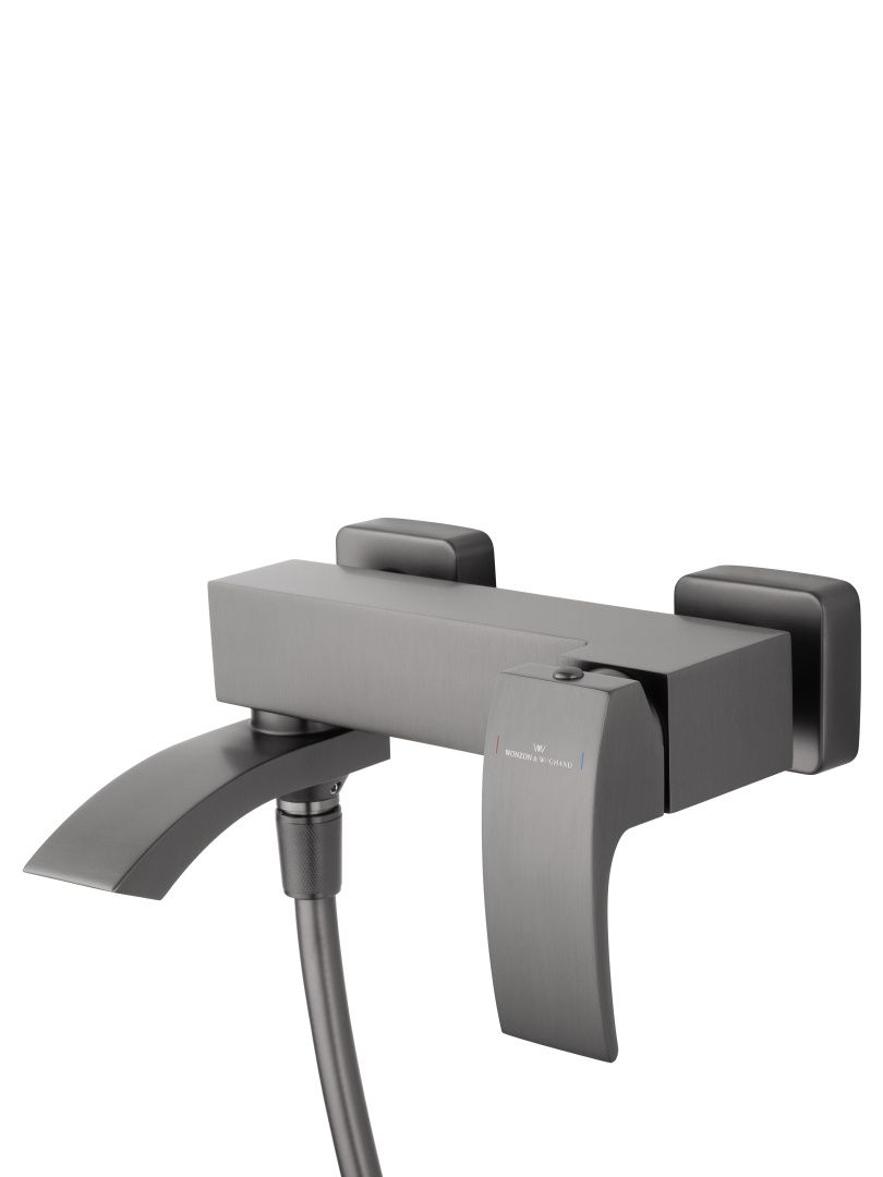 Приобрести смеситель для ванны с душем wonzon & woghand fit, темный графит (ww-88639009-bgm)