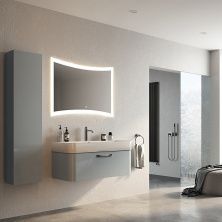 Continent Зеркало с подсветкой Silence 120х78 см, сенсорный включатель, белое