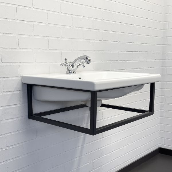 Приобрести сomforty консоль с раковиной 60 см. черный муар