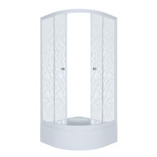 Тритон Душевое ограждение Стандарт В Аква Мозайка 100х100 см, белая с узором Щ0000025932