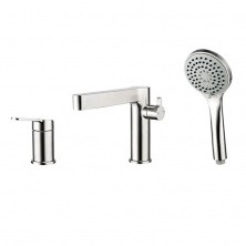 Gappo Смеситель на борт ванны G1199-30, 3 отверстия, сатин 17430