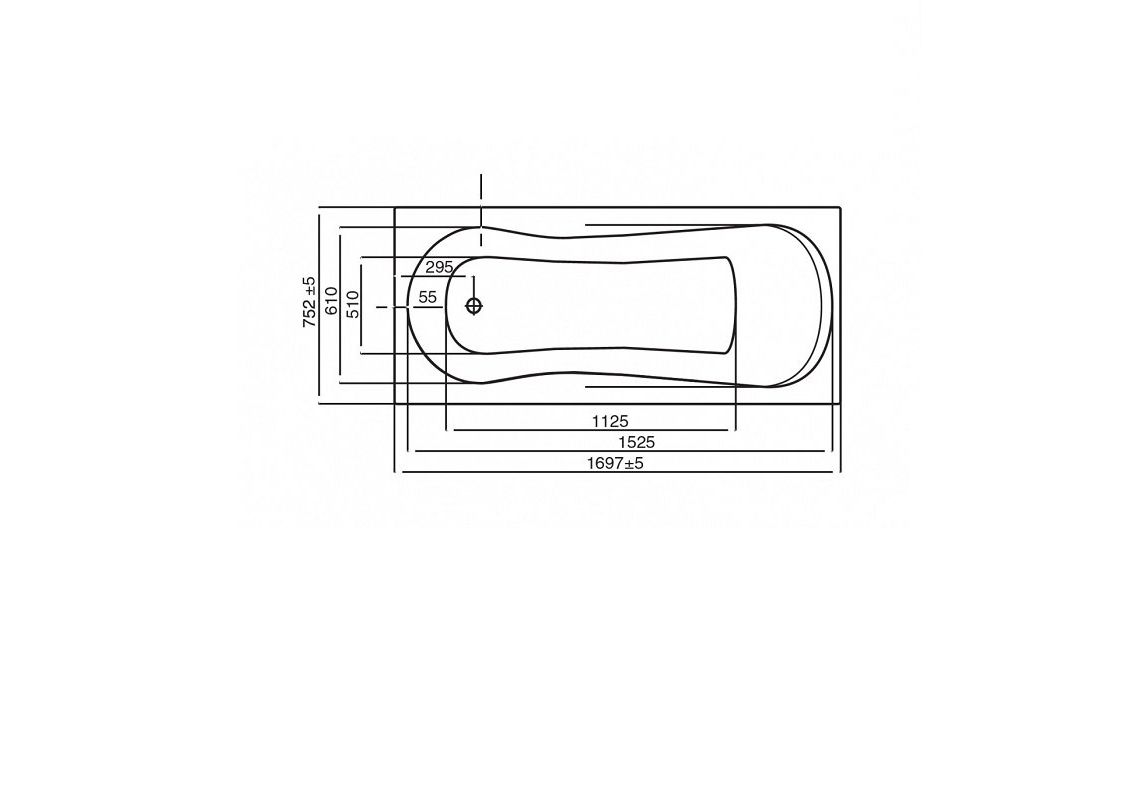 Приобрести ванна акриловая roca uno 170х75 см z.ru93.0.287.0