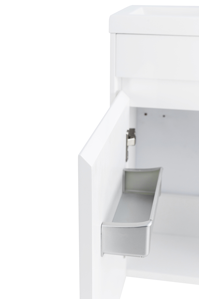 Приобрести belbagno тумба с раковиной pietra mini 40 см, подвесная с дверью 40-l bianco lucido, белая раковина