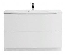 Тумба напольная с раковиной BelBagno MARINO-1000-2C-PIA-BL-P 100 см, белый