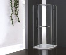 Cezares Душевое ограждение BERGAMO 120х100 см, хром BERGAMO-W-RH-1-120/100-ARCO-C-Cr-R-IV