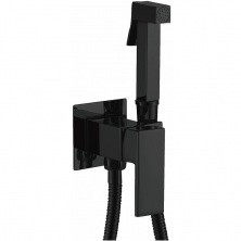 HAIBA Смеситель с гигиеническим душем 260мм, черный HB-5512-7