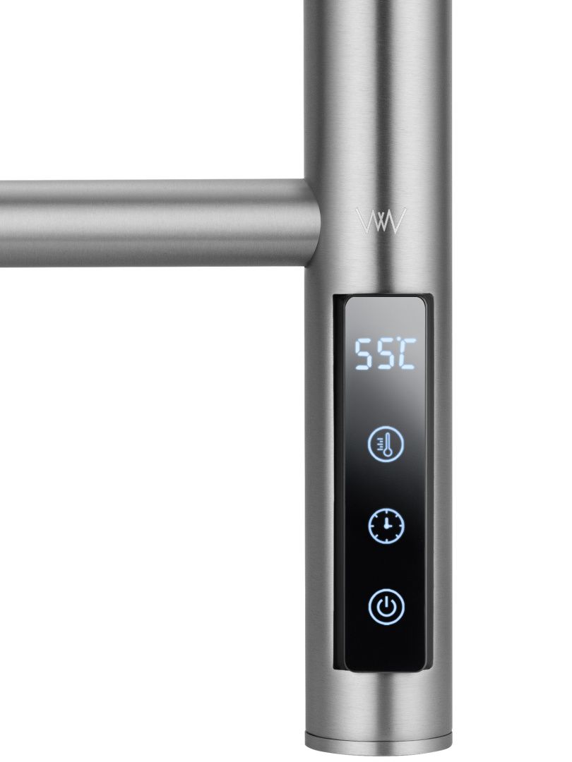 Приобрести полотенцесушитель электрический wonzon & woghand bonn, брашированный никель (ww-al409-br)