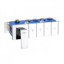 Raglo Встраиваемый смеситель для душа, кнопочное управление, хром R02.274