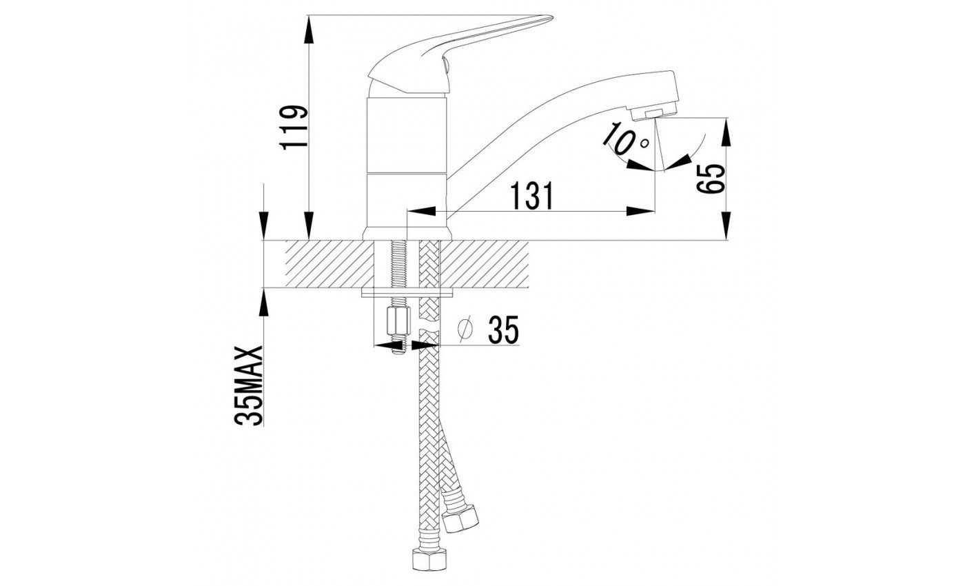 Приобрести lemark смеситель для раковины plus advance, хром lm1207c
