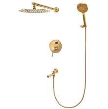 Grocenberg Встраиваемая душевая система, золото GB5001GO