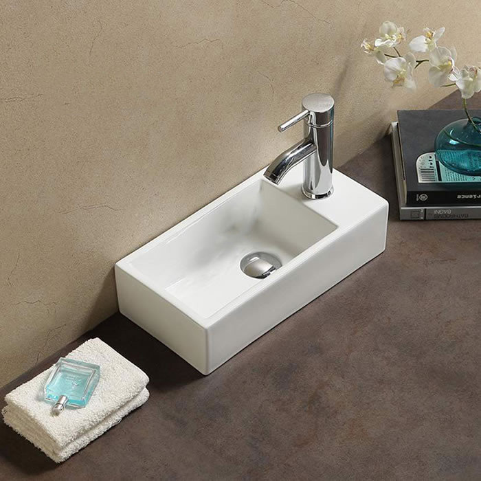 Приобрести раковина накладная /подвесная ceramalux 40 см 9048dl