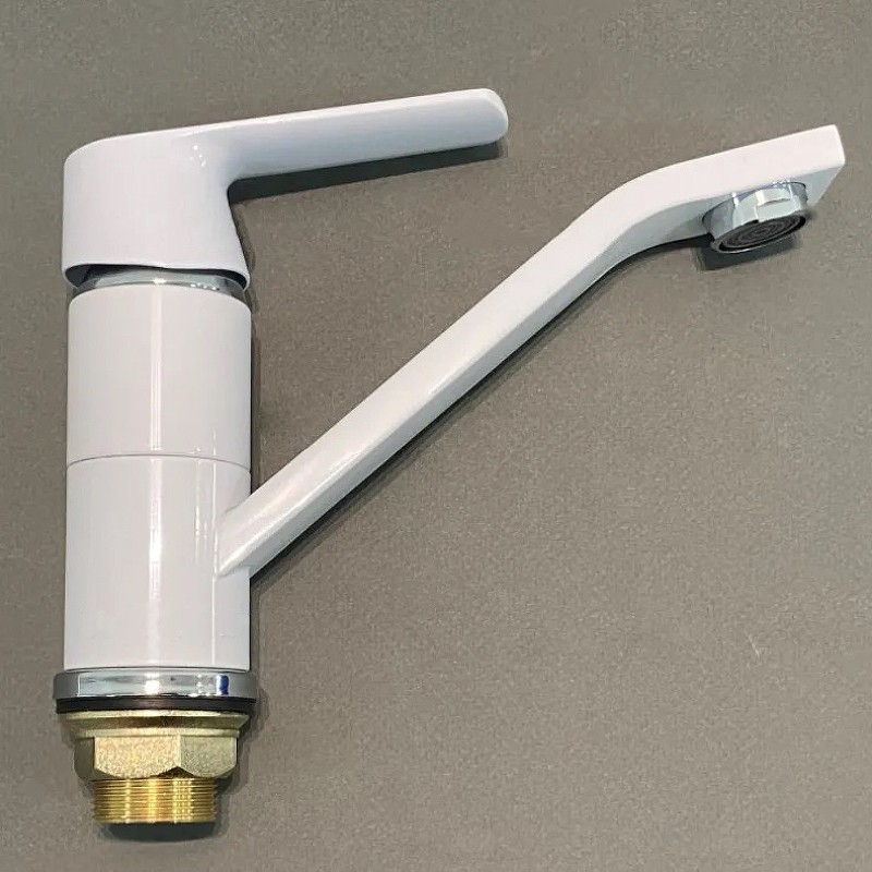 Приобрести haiba смеситель для кухни 134 мм, белый hb-45804-2