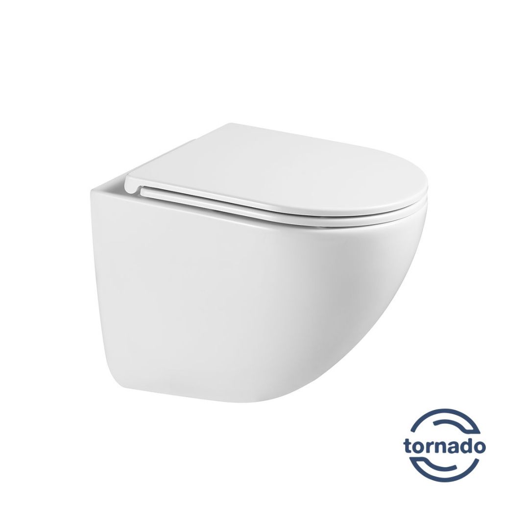 Приобрести vincea унитаз подвесной tornado bien, ультратонкое сиденье, микролифт, белый vt1-51t