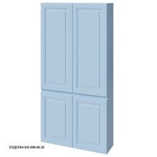 Caprigo Пенал WALES 80 см, голубой, эмаль