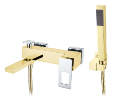 Boheme Смеситель для ванны Q, золото\хром 143-GCR