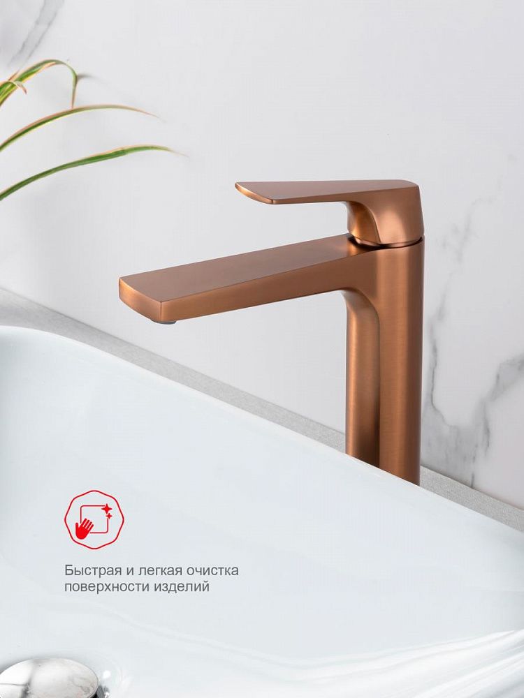 Приобрести raglo высокий смеситель для раковины, медь r07.15.33