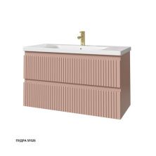 Caprigo Тумба с раковиной FORTE STRIPE 100 см, пудра