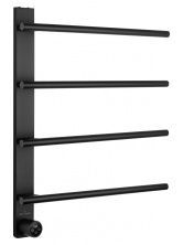 Полотенцесушитель электрический WONZON & WOGHAND NÜRNBERG, Черный матовый (WW-AL344-MB)