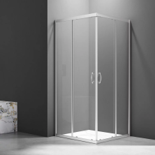 Veconi Душевое ограждение Rovigo 80х80 см, хром, прозрачное RV101-80-01-C5