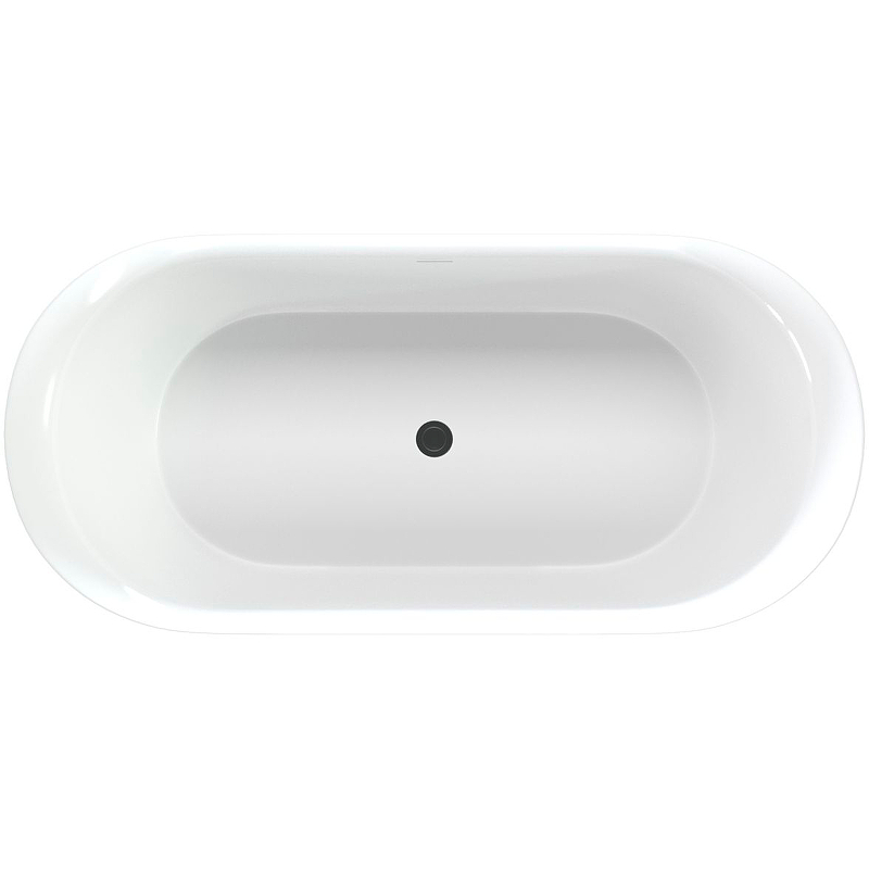 Приобрести aquanet акриловая ванна family smart 170x78 см, черная, глянцевая 88778 gloss finish