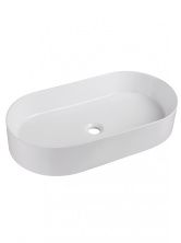 Накладная раковина овальная WONZON & WOGHAND ONTARIO, белый глянцевый (WW-RN41363-GW)