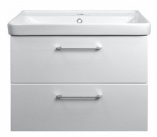 Azario Тумба подвесная с раковиной Ника 80х56см. белая, CS00080145