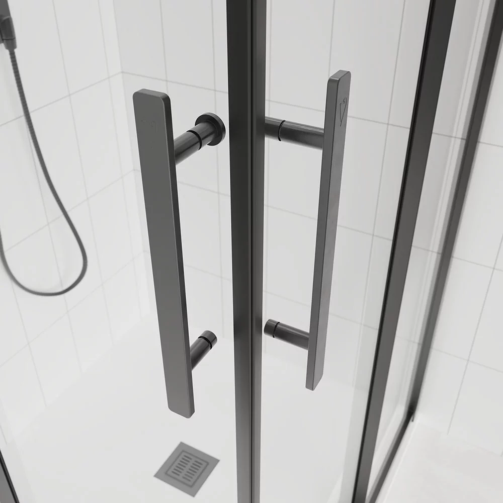 Приобрести veconi душевое ограждение evo 110х90 см, брашированный графит, прозрачное e3-gr-11090-01-c9