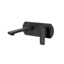 Vincea Смеситель для раковины Next, настенный, черный матовый VBFW-1N1MB