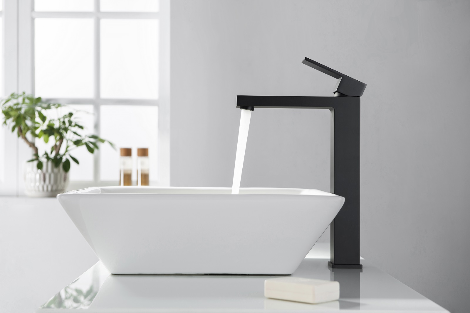 Приобрести смеситель для раковины-чаши timo selene 3061/03f черный