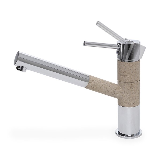 Приобрести iddis смеситель для кухни kitchen velikan 179,3мм, песочный\хром vl3pbsgi05