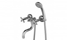 LEMARK Смеситель для ванны Practica, двухвентильный, хром LM7512C