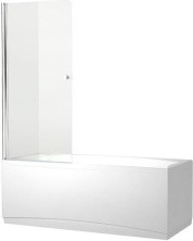 Aquanet Шторка для ванны Alfa 1 , прозрачное стекло NF6211