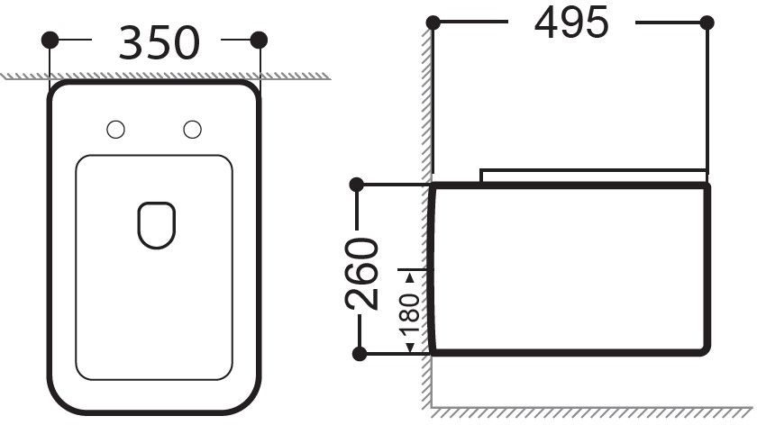 Приобрести aquanet подвесной унитаз trend rimless lx-1148