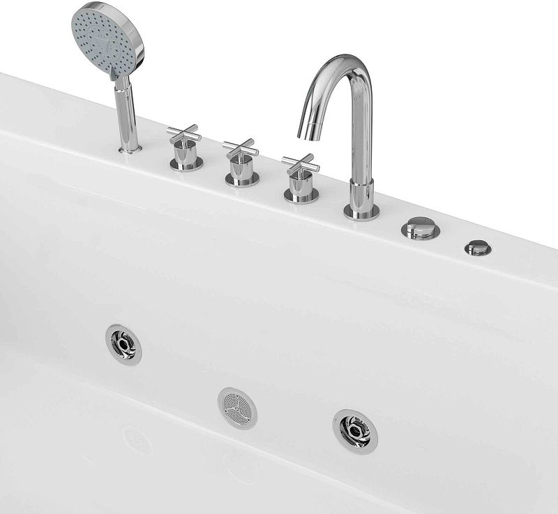 Приобрести grossman гидромассажная ванна 170х95 см, белая gr-17095-1l