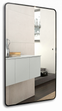 AZARIO зеркало INCANTO 600*1000 - 3 часы, подогрев, сенсор выкл