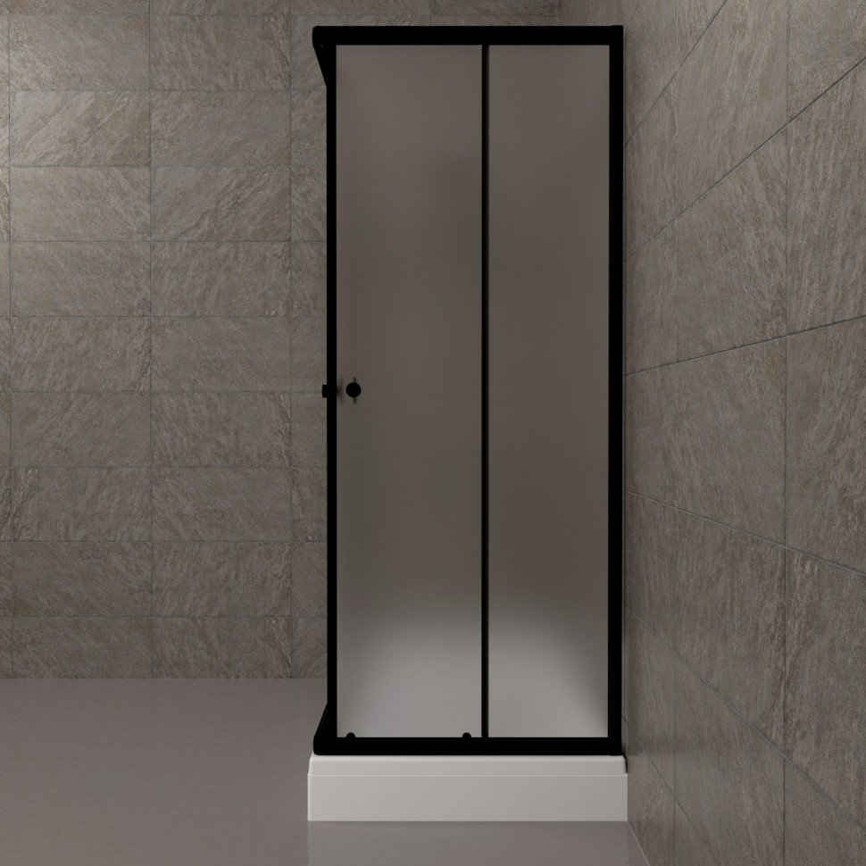 Приобрести triton душевое ограждение вента бв 120x80 см, черное щ0000054478