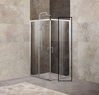 Приобрести belbagno душевая перегородка 100 см unique-100-fix-c-cr