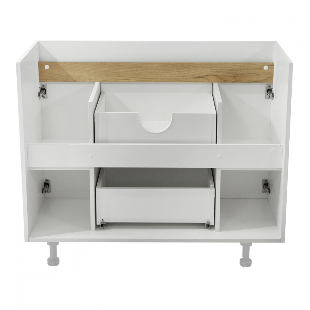 Приобрести aqua de marco тумба напольная с раковиной sydney 100см. 2 ящика+2двери