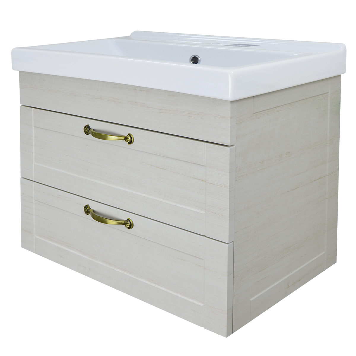 Приобрести loranto тумба подвесная с раковиной amelia 60х60 см, белая (cs00048073)