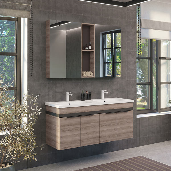 Приобрести сomforty тумба с раковиной "дуэт-125" дуб натуральный