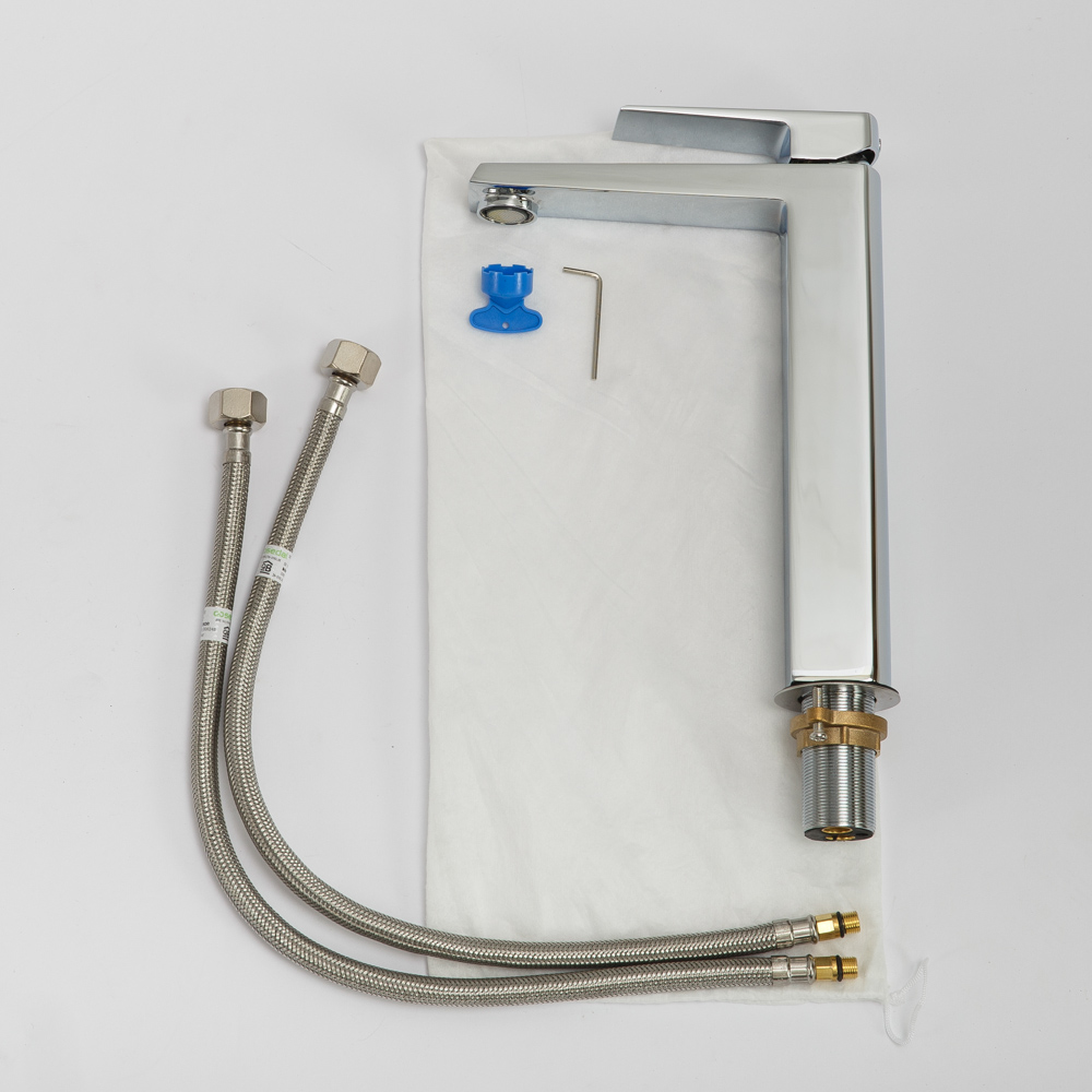 Приобрести belbagno смеситель для раковины arlie, высокий arl-lmc-crm