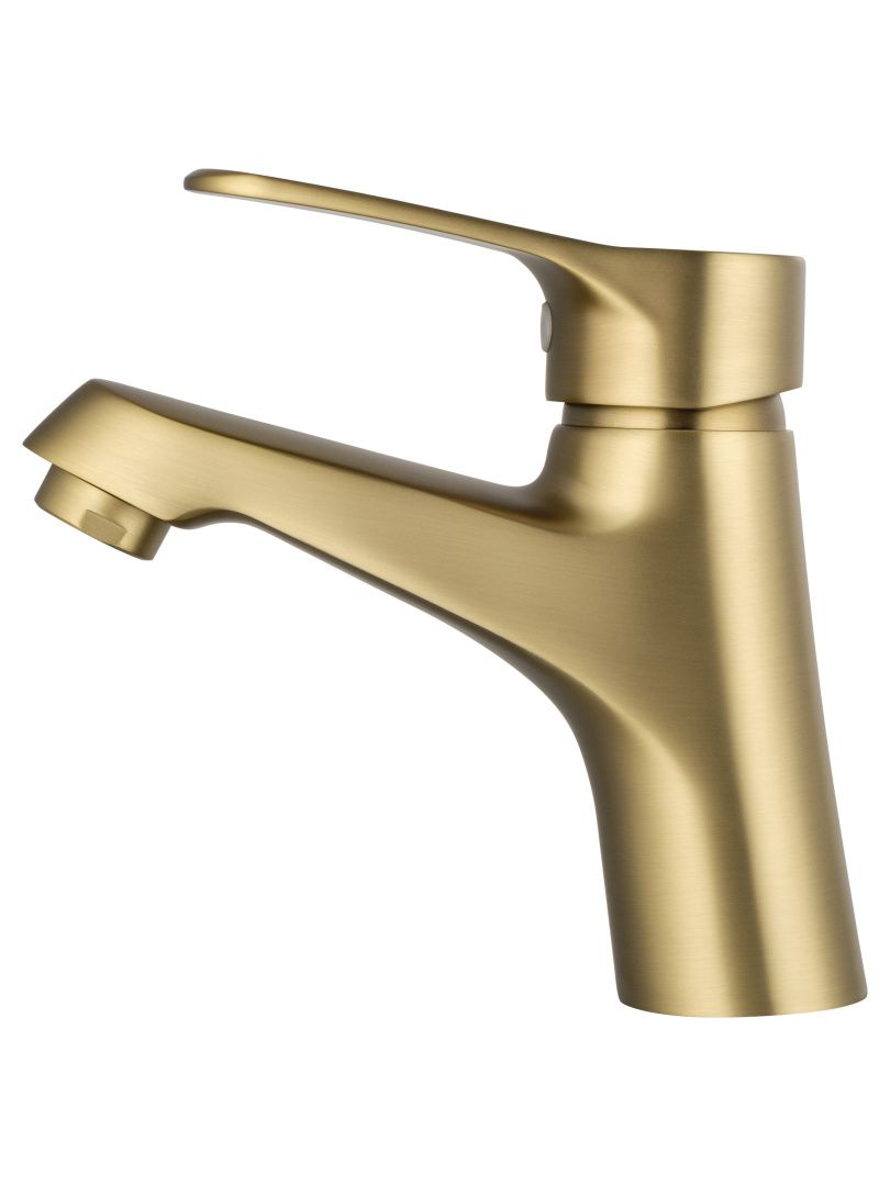 Приобрести смеситель для раковины wonzon & woghand, брашированное золото (ww-a40212-bg)