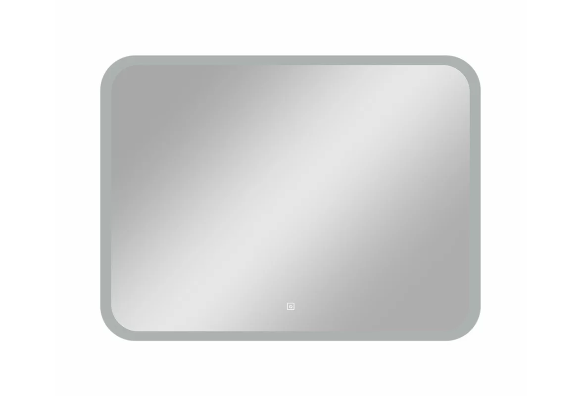 Приобрести continent зеркало с подсветкой demure 90х70 см, белое