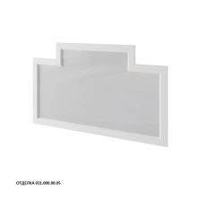 Caprigo Зеркало ATRIO 130 см, серое, эмаль